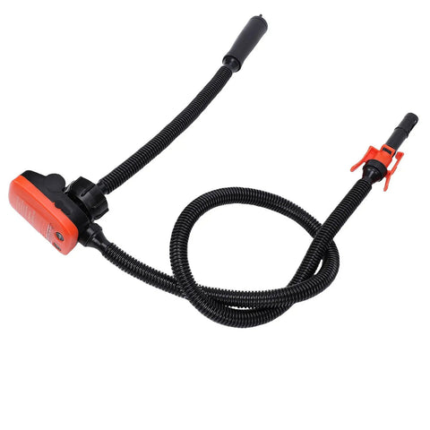 Handy Cordless Fuel Transfer Pump With Built In Rechargeable Battery Makes Moving Gas Super Easy And Fast For Your Car Or Lawn Tractor Without Any Mess Or Hassle At All, showcasing hose and pump design.