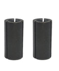 2 Pack 1/2 Inch To 1/4 Inch Router Collet Reduction Sleeve Tool Bit For Woodworking No Tools Needed Easy Chuck Conversion Quick Install Durable Milling Accessory A3 Carbon Steel Black Finish