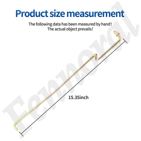 Deck Brake Rod Replacement For MTD Murray Troy Bilt Yard Machines And Cub Cadet LTX Series Lawn Mowers size measurement