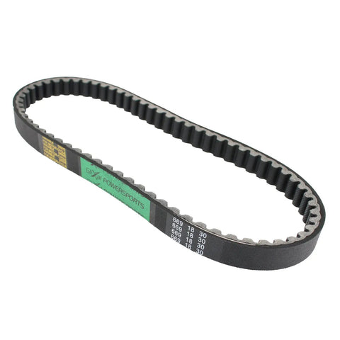 Reinforced 669-18-30 Racing CVT Drive Belt For GY6 49cc 50cc Scooters And ATVs, Fits 139QMB 1P39QMB Short Case Engines, Beefed-Up Durable Fiber Rubber Belt For Roketa BajaTank JMSTAR Taotao Jonway Moped And Go Kart