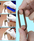 Hands using Viton O Ring Assortment Kit With 30 Sizes SAE FKM Seals for repairs, showing clear close-up and assembly steps