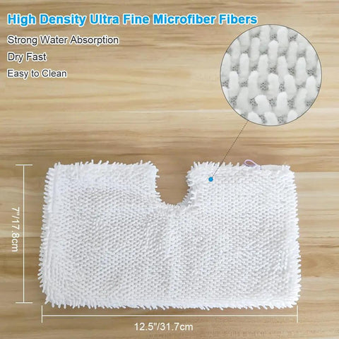 Three Pack Washable Microfiber Steam Mop Pads Replacement For Shark S Series Mops S3501 S3601 S2902 S3901 S3550 SE450 Not For XL Mop Heads Standard Size Great For Hardwood Floors Tile And More