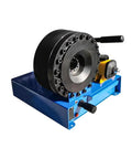 Tough As Nails Portable Manual Hydraulic Hose Crimper Press Tool for 6 To 25 Mm size with sturdy blue base and black crimping head.