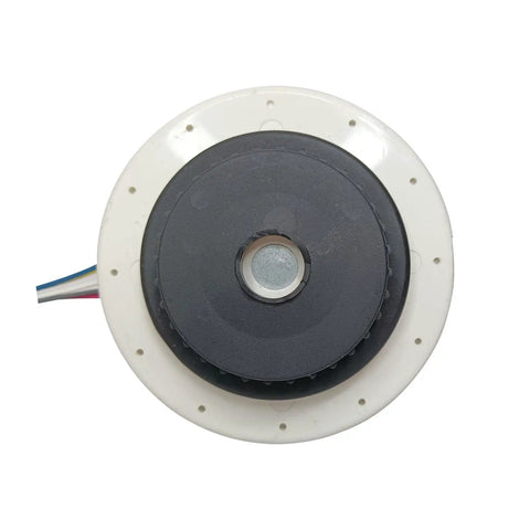 Top view of Brushless 58W Air Conditioning Motor For AC Units Dope Replacement Fan Motor 310V DC With 5 Pin Connector 92mm Diameter
