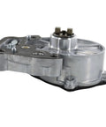 DYRDINSHOW brake vacuum pump side view, aluminum housing and mounting holes.