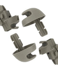 Sun Visor Holder Retainer Clips Two Pack For Dodge Dakota And Durango 2000 2003 Replacement Car Visor Organizer Clip Compatible With 5GE11TL2AA Easy Install