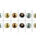Ultimate Pendulum And Motion Study Kit With 25mm Drilled Balls Set showing 12 assorted metallic and wooden balls with holes