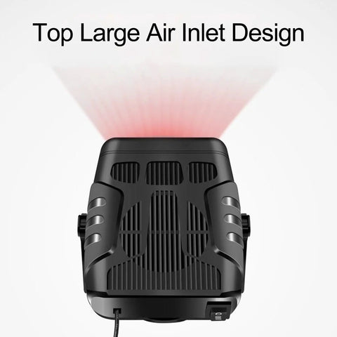 Cordless Desk Space Heater With USB Charging, Portable Office Heater with top air inlet design for efficient heat distribution
