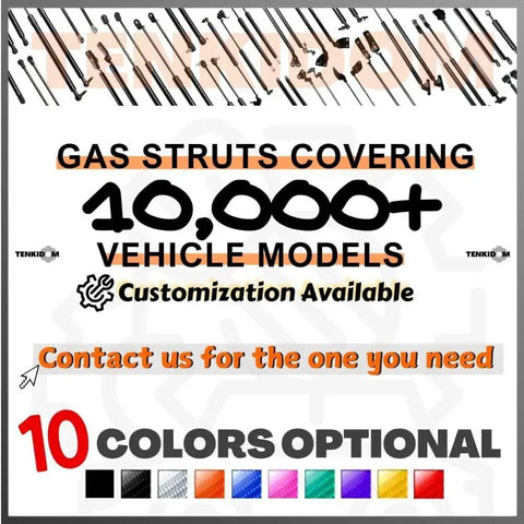 Gas Spring End Fittings Replacement Ball Stud Socket Joint M6 Female 10mm Thread Lift Support Connectors 4 Pack Durable PA66 Material Easy Install No Drilling Needed Plug And Play, PA66 gas strut connector