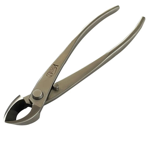 8 Inch Concave Bonsai Cutter With Offset Blade For Pruning Forked Branches Stainless Steel Pruning Tool 210mm Handle Durable Sharp Bonsai Shear