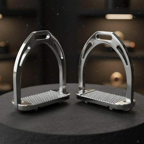 Riding Foot Holder Aluminum Foot Plate 120mm Wide Anti Slip Surface With Smooth Finish Built To Last Durable Horse Riding Gear