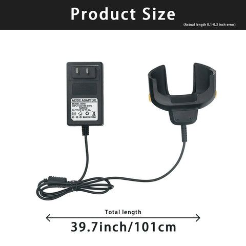 Universal Scanner Charger Cable For Zebra Symbol PDA And Android Barcode Scanners Fast 5V 4A Charge With 3.4ft Cable And Power Supply Included