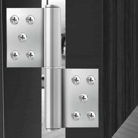 Detachable Flag Hinges Built Tough Heavy Duty Stainless Steel Interior Door Hinges 5 Inch By 2.5mm Thick Weld On Perfect For Doors Cabinets Windows Boxes And Wood Projects 1 Pair