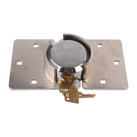 2 Pack Heavy Duty Van Door Padlocks Set 73mm Solid Steel Hasp Security Locks With Fully Enclosed Bolt And 4 Keys