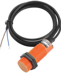 SZC M30 Capacitive Proximity Sensor Switch 20AC 20 To 250 VAC 400mA Normally Closed 2 Wire Detecting Distance 1 To 20mm, orange housing