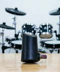 Heavy Duty Metal Electronic Drum Cymbals Arm Positioner Limiter Stops Rotation For Pro Setup With Enhanced Sound Response And Easy Quick Install On Any Kit, close-up view.