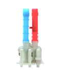 Water Inlet Valve Assembly For Washing Machines OEM 5304528029 Fits Various Models Easy DIY Install Replacement For Washer Leaks No Water Supply Issues Durable OEM Quality Part with pink and blue connections