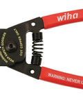 Classic Grip Wire Strippers And Cutters 6.0 Inches For 10-20 AWG Wire, High Carbon Steel Construction With Red Synthetic Handles