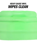 Heavy Duty Vinyl Fender Cover For Mechanics In The Pro Shop, 27 Inch By 34 Inch Car Repair Mat, Green Surface, Wipes Clean