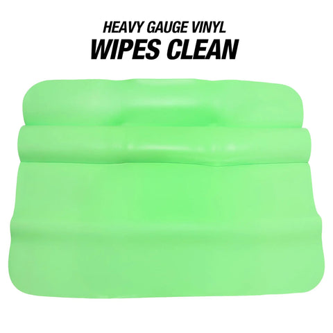 Heavy Duty Vinyl Fender Cover For Mechanics In The Pro Shop, 27 Inch By 34 Inch Car Repair Mat, Green Surface, Wipes Clean