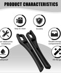 Flexible Eva Gap Fillers For Car Seats And Center Console 2 Piece Black Interior Accessory Kit with product characteristics.