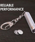Top Shelf CR1216 3V Lithium Coin Cell Batteries Five Pack For Watches And Forehead Thermometers No Sweat Power Delivery with flashlight and batteries.