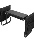 Height Adjustable Garden Kneeler Seat With Foldable Bench And Dual Tool Bags, extra wide design for gardening and picnics.