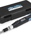 Pro Grade Digital Torque Screwdriver With Dual Direction LED Alerts And Buzzer, Nine Preset Torque Values, Range 0.44 To 4.42 Inch Pounds
