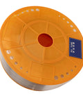 Badass Heavy Duty Air Compressor Hose Made From Ultra Lightweight PU Material shown on an orange spool, 656 feet long for pneumatic tools.