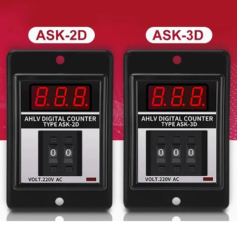 Rugged ABS Digital Counter Workhorse For Industrial Use, Easy To Operate Maintenance Counter For Electrical Systems shown