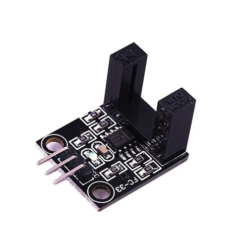 LM393 Correlation Photoelectric Sensor Opposite Type Infrared Count Sensor, 10mm Optical Slot, Industrial DIY Component