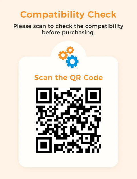 QR code for checking compatibility of Smart WiFi Garage Door Opener With HomeKit Siri Alexa Google Assistant CarPlay App Remote Control