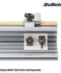 Multi Track Brackets With T Bolts And Mounting Knob Screws For Aluminum T Tracks One Quarter Twenty Inch Hardware Two Pack