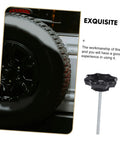 Spare Tire Clamp Bolt For Quick Secure Mounting And Easy Installation Heavy Duty Hold Down Fastener For Cars shown with tire