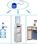 3 And 5 Gallon Water Jug Cap Reusable Silicone Replacement Lids For 55mm Standard Screw Crown Tops On Water Bottles And Dispensers Leak Free Non Spill Anti Splash 5 Pack