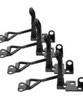 Set Of 4 Stainless Steel Toggle Latch Clamps Heavy Duty Adjustable Quick Release Latches For Boxes And Cabinets 200kg