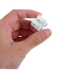 Hand holding 80Pcs Spring Clamp Terminal Connectors For LED Lighting Quick Connection Barrier Blocks Electrical Wiring Terminal Blocks