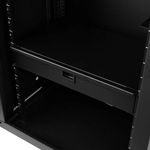 Lockable 2U Wired Microphone Rack Drawer Stores 10 Pro Mics With Tidy Recording Cabling Crafted From Gnarly Heavy Steel For Sleek Studio Organization And Rock Solid Backline Defense