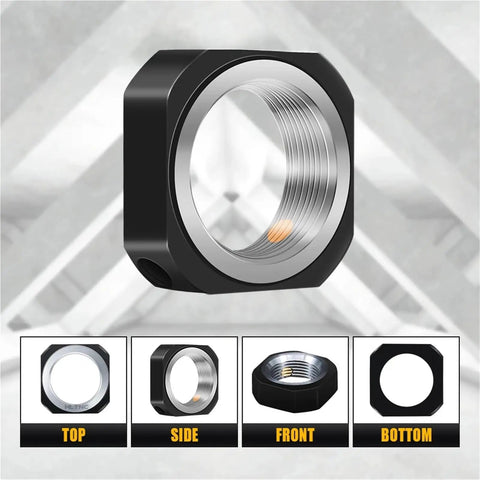 Heavy Duty Universal Ball Screw Lock Nut Set For Milling Router Fine Thread M10x1 M12x1 M15x1 M17x1 M20x1 M25x1.5 Two Pack