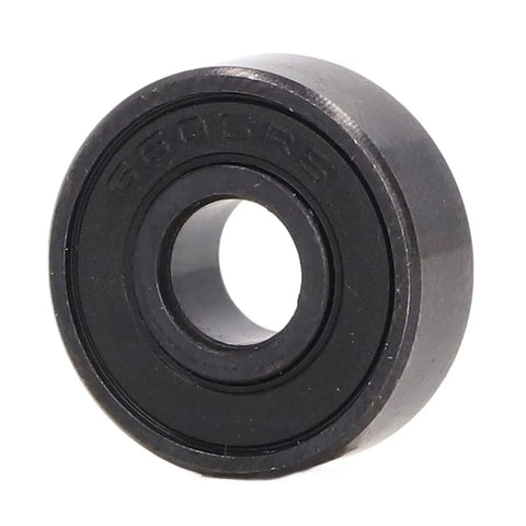 Get This Sick Bundle Of 20 Deep Double Sea S606rs Miniature Skate Bearings For Low Noise High Load Capacity And Serious Service Life Daily Industrial Use, close-up of single steel bearing.