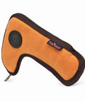 Rifle Bolt Holder Pouch Case Cover With Canvas Padding Tough As Nails Anti Rattle Protector, orange canvas with brown trim.