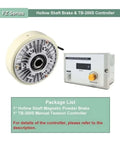 Magnetic Powder Clutch And Brake Tension Controller Kit For Industrial Motors, DC 24V, 1000 RPM, SJ-180A model shown