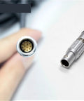 Close-up of connector part of Multidimensional Force Sensor For Three Or Six Axis Machining And Precision Weighing, 0-50 Kg Capacity