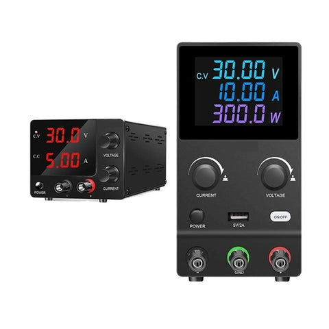 Adjustable Lab DC Power Supply 0 To 30V 0 To 10A Bench Regulated Switching PSU With Low Ripple Built In Fan Over Voltage Over Current Protection