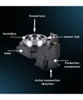 Heavy Hitter Hollow Turntable Platform With Smooth Three Sixty Degree Rotation And One To Ten Reduction Gear, showing turntable and base features.