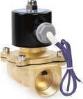 Brass NPT Electric Solenoid Valve 12V DC Normally Closed With Viton Seal 1 Inch Industrial Grade Corrosion Resistant Fuel Use