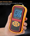 Portable Handheld Vibration Meter With LCD Display And Split Measurement, Digital Vibration Tester For Motors, Fans, Bearings And Mechanical Watches, Includes S And L Probes, Compact Vibe Analyzer For Quick Diagnostics And Accurate Readouts.