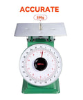 Heavy Duty 22 Lbs Mechanical Portion Control Kitchen And Food Scale With Industrial Dial Stainless Steel Platform Built Like A Tank