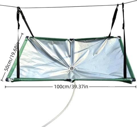Garden Rain Collector Kit For Eco Friendly Water Harvesting With Hose And Filter System Tool Free Assembly Efficient Rain