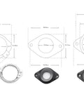 Diagram of Gyro Brake Cable Kit For Bikes Full Front And Rear Cable Set With Upper And Lower Cables Spinner Rotors